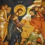 The healing of the two demonic. 5th Sunday of St. Matthew