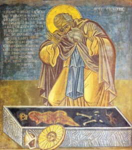 Abba Sisoes at the tomb of Alexander the Great