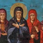The Myrrhbearing Women approach the Lord with the logic of the heart